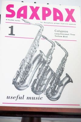 Calypsos (Lady Coconut Tree & Yellow Bird) for Saxophone Groups arr Cawkwell R