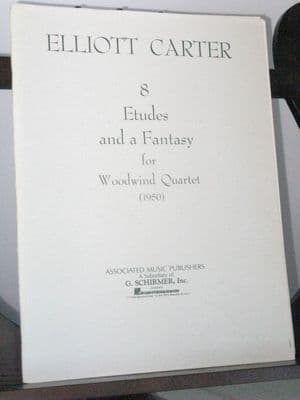 Carter E - 8 Etudes & a Fantasy for Woodwind Quartet