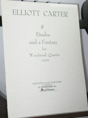 Carter E - 8 Etudes and a Fantasy for Woodwind Quartet