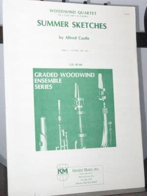 Castle A - Summer Sketches for 2 Flutes & 2 Clarinets