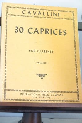 Cavallini E - 30 Caprices for Clarinet