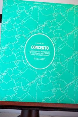 Cimarosa D - Concerto for Oboe & Piano arr  Benjamin A