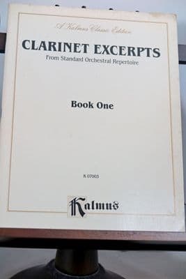 Clarinet Excerpts from Standard Orchestral Repertoire Book 1