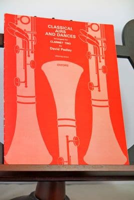 Classical Airs and Dances for Clarinet Trio arr Pedley D
