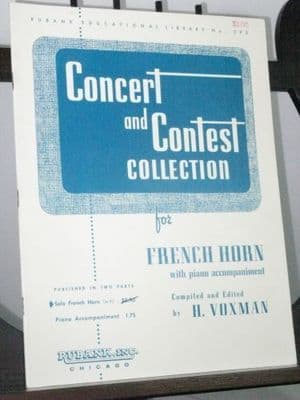 Concert & Contest Collection for French Horn arr Voxman H