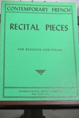 Contemporary French Recital Pieces for Bassoon & Piano