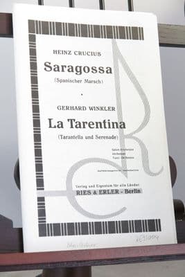 Crucius H / Winkler G - Saragossa / La Tarentina for Salon Orchestra