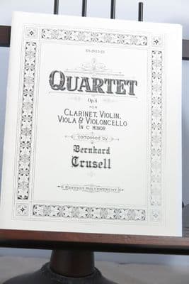 Crusell B - Quartet No 2 in C Minor Op 4 for Clarinet & Strings