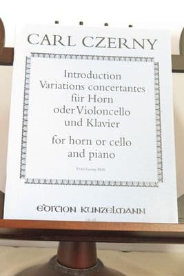 Czerny C - Introduction Variations Concertantes for Horn (or Cello) & Piano