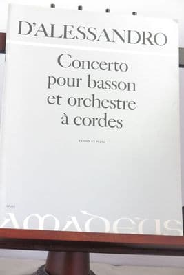 d'Alessandro R - Concerto for Bassoon & Piano Op 75 arr Meylan R