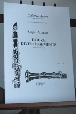 Dangain S - 12 Divertissements for Solo Clarinet
