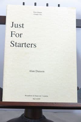 Danson A - Just for Starters - 6 Miniatures for Horn Quartet (Grades 1-2)