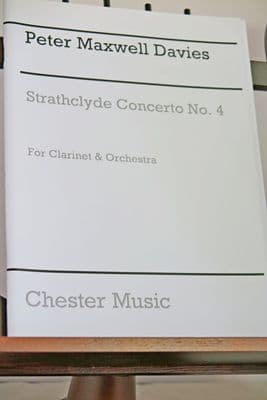Davies P M - Strathclyde Concerto No 4 arr for Clarinet & Piano