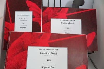 Dazzi G - Frasi for Soprano Clarinet & Piano