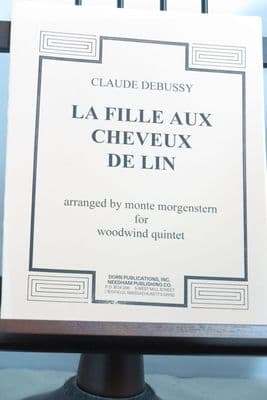 Debussy C - La Fille aux Cheveux de Lin for Wind Quintet arr Morgenstern M