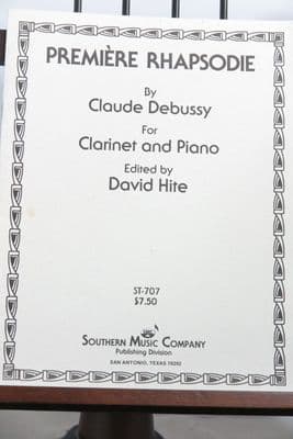 Debussy C - Premiere Rhapsodie for Clarinet and Piano