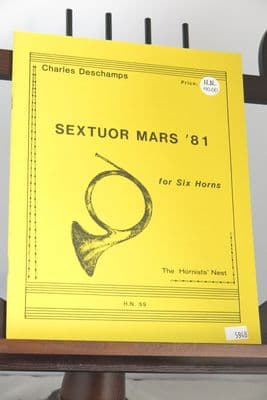 Deschamps C - Sextuor Mars '81 for Six Horns