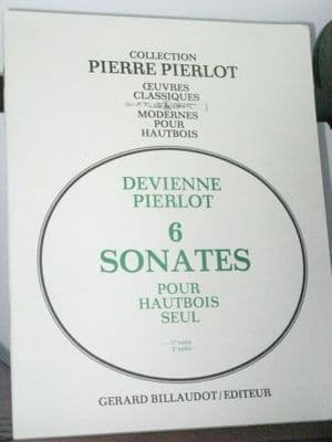 Devienne F (Pierlot) - 6 Sonatas Vol 1 Nos 1-3