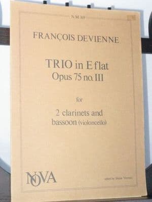 Devienne F - Trio in E Flat Op 75 No 3