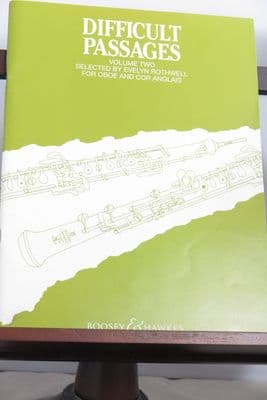Difficult Passages from the Symphonic Repertoire for Oboe & Cor Anglais Vol 2