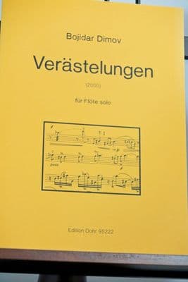Dimov B - Verastelungen for Flute Solo