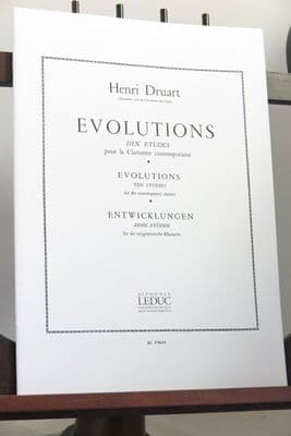 Druart H - Evolutions - 10 Studies for the Contemporary Clarinet