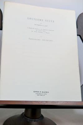 Dubois T - Second Suite for 2 Flutes Oboe 2 Clarinets Horn & 2 Bassoons