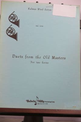 Duets from the Old Master for 2 Horns