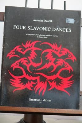 Dvorak A - Four Slavonic Dances for 4 Clarinets & Bass Clarinet arr Spink P