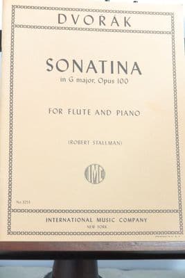Dvorak A - Sonatina in G Op 100 for Flute & Piano arr Stallman R