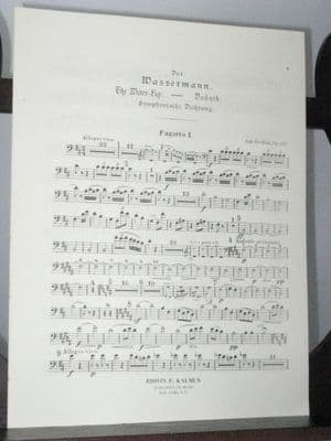 Dvorak A - The Water Goblin Op 107 Bassoon 1 Part