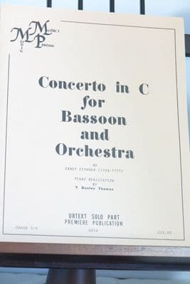 Eichner E - Concerto in C for Bassoon & Piano arr Thomas T D