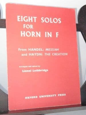 Eight Solos from Handel Messiah & Haydn The Creation arr Lethbridge L