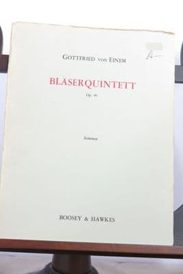 Einem G von - Wind Quintet Op 46