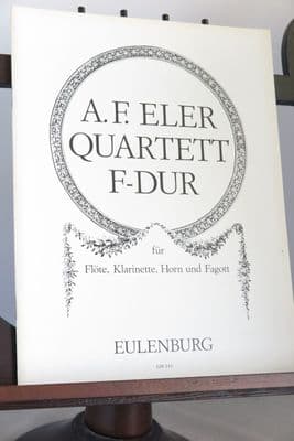 Eler A F - Quartet in F Op 6 No 1 for Flute Clarinet Horn & Bassoon