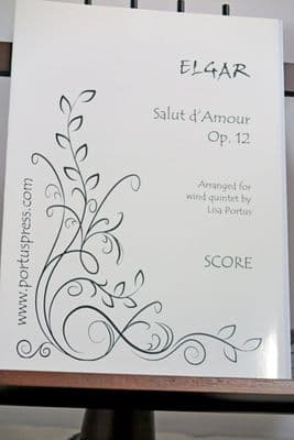 Elgar E - Salut d'Amour for Wind Quintet arr Portus L