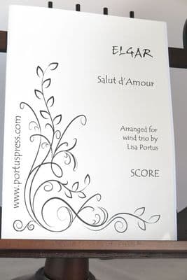 Elgar E - Salut d'Amour for Wind Trio arr Portus L
