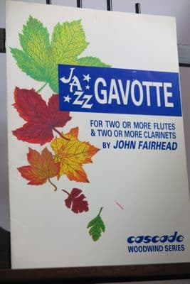 Fairhead J - Jazz Gavotte for 2 or more Clarinets & 2 or more Flutes