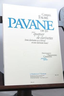 Faure G - Pavane Op 50 for Clarinet Quartet arr Ghidoni A