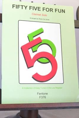 Fifty Five for Fun for Clarinet Solo arr Smet R de