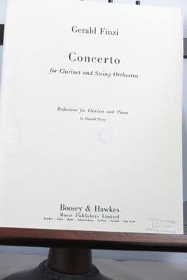 Finzi G - Concerto for Clarinet & Piano arr Perry H