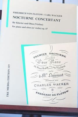 Flotow F von & Wacker C - Nocturne Concertant Op 47 for Oboe (or Violin) & Piano