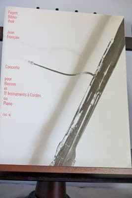 Francaix J - Concerto for Bassoon & Piano