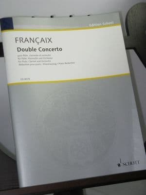 Francaix J - Double Concerto for Flute Clarinet & Piano