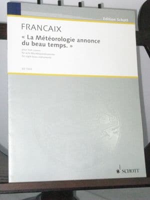 Francaix J  - La Meteorologie Annonce du Beau Temps