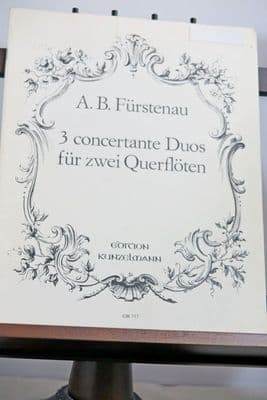 Furstenau A B - 3 Concertante Duos for 2 Flutes