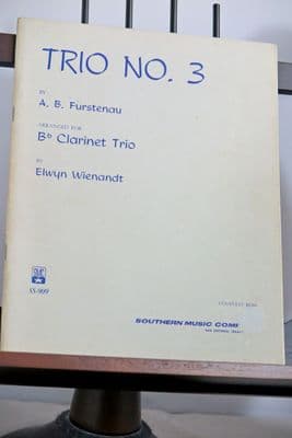 Furstenau A B - Trio No 3 for 3 Clarinets arr Wienandt E