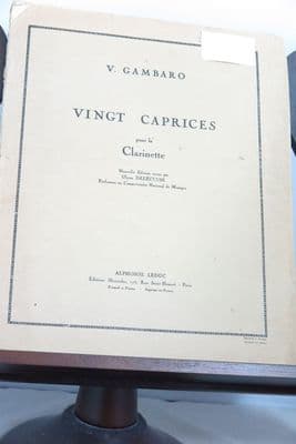 Gambaro V - 20 Caprices for the Clarinet