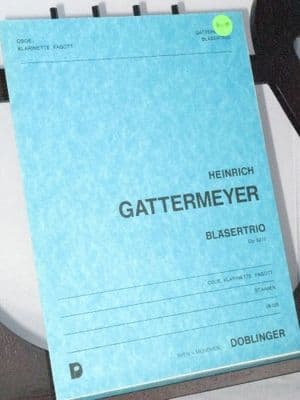 Gattermeyer H - Wind Trio Op 62 No 2