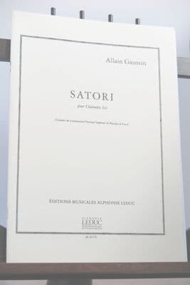 Gaussin A - Satori for Solo Clarinet